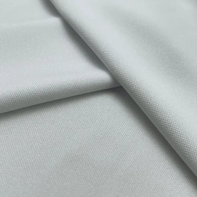 Polyester pique fabric breathable sweat sports T-shirt POLO shirt fabric quick drying polyester double-sided pique knitted fabric (5).jpg
