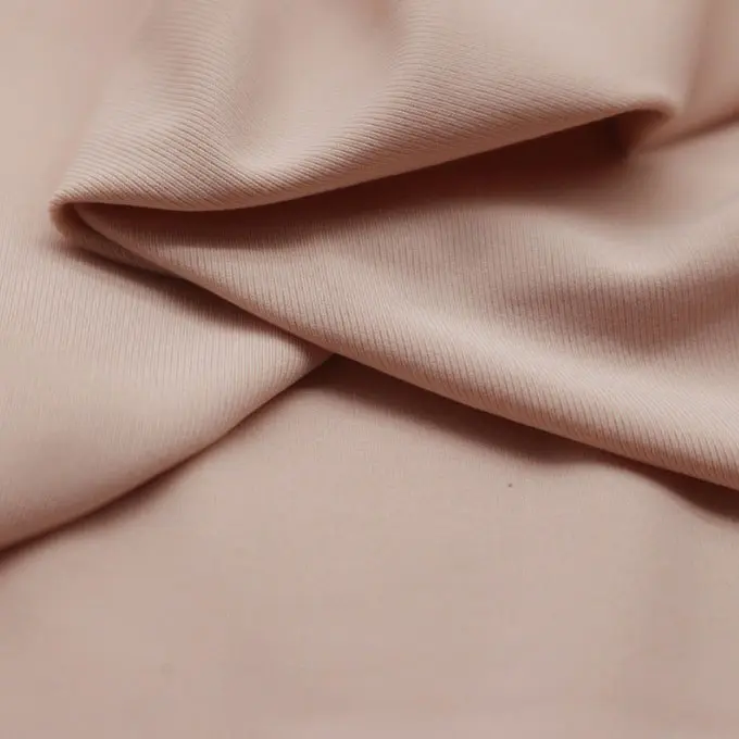 Brocade High Elastic Underwear Fabric Cool Nylon Ice silk Jersey sports yoga fabric knitted plain stretch Fabric (1)