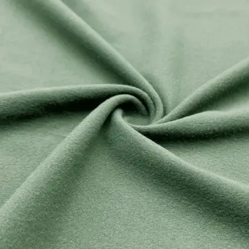 Polyester imitation cotton warp knitted single side woolen cloth yoga fabric high stretch knitted polyester ammonia sports leggings fabric