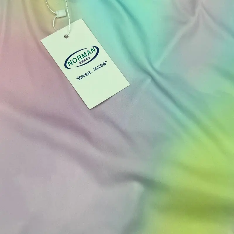 Nylon spandex semi-light double-sided cloth digital printed swimming fabric four-sided fashion pro-skin swimsuit yoga (1)