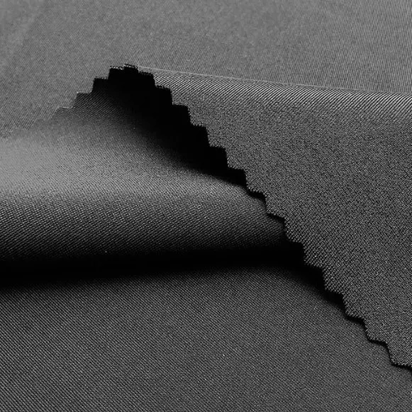 Dupont Lycra swimming cloth four side elastic single side warp knitted nylon plain fabric nylon matte knitted swimsuit fabric (2)