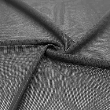 nylon elastic mesh fabric quick drying air porosity nylon semi-dull mesh fabric knitted sports yoga clothing fabric