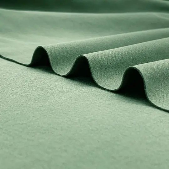 Polyester imitation cotton warp knitted single side woolen cloth yoga fabric high stretch knitted polyester ammonia sports leggings fabric (3)