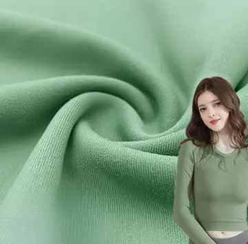 50+40D Polyester-Spandex Double-Knit Fabric Yoga Activewear Leggings Pants