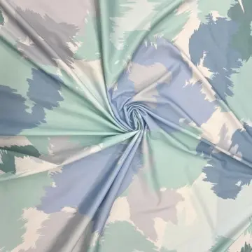 Nylon spandex semi-light double-sided cloth digital printed swimming fabric four-sided fashion pro-skin swimsuit yoga