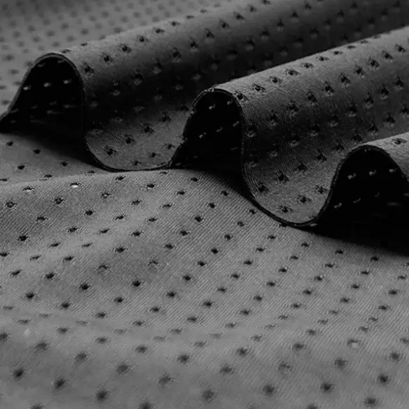 Bubble Mesh Fabric Breathable Sweater Perspiration Nylon Elastic Mesh Fabric Fitness Sports Yoga Clothing Knitted Fabric (4)