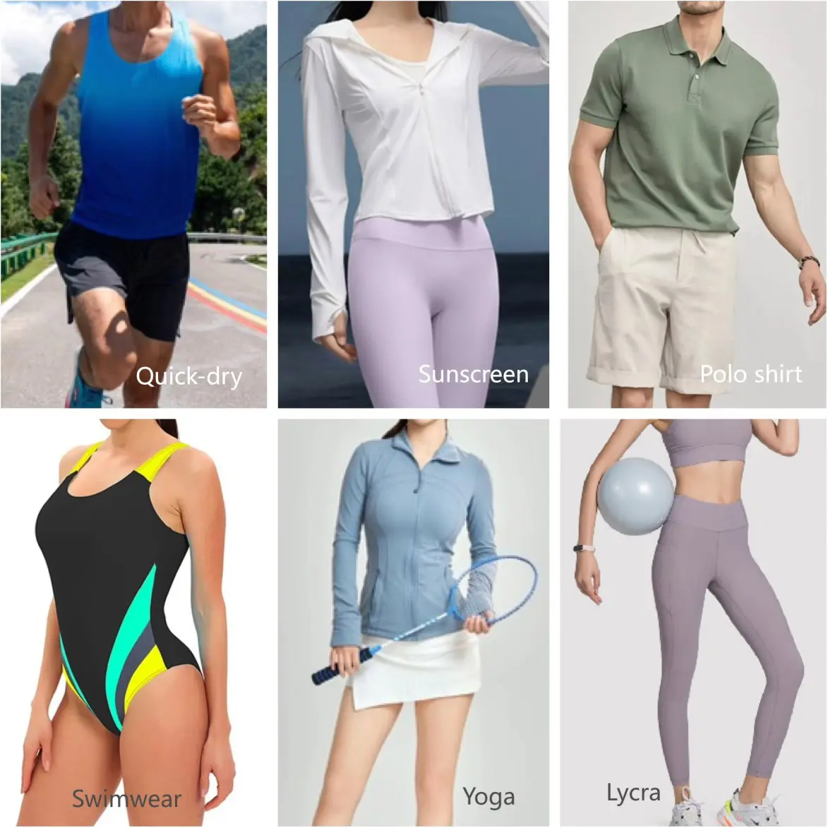 Different applications