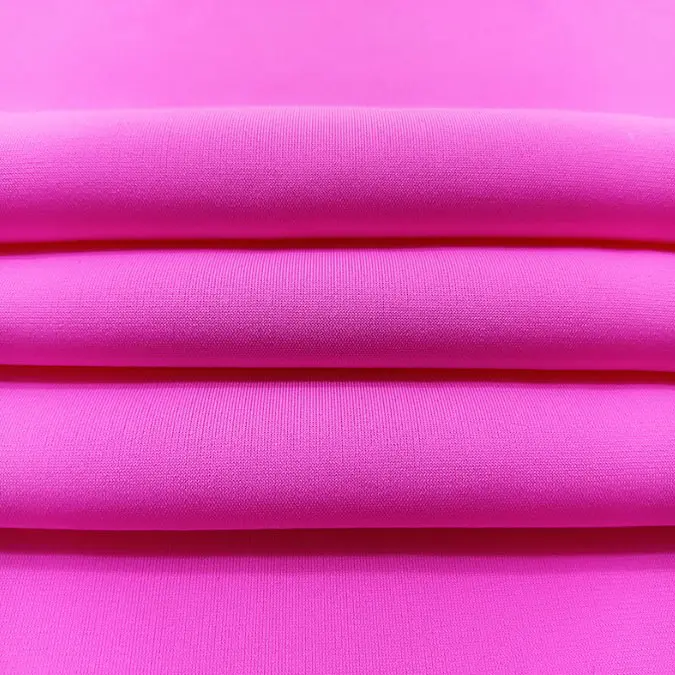 Nylon matte stretch swimsuit fabric warp knitted nylon swimming quick-drying sports underwear knitted fabric (4)